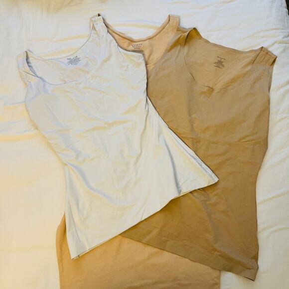 Plus Size Shapewear Bundle Spanx Assets 1X Slip XL Maidenform NWT 2XL Tank Short - Picture 1 of 13